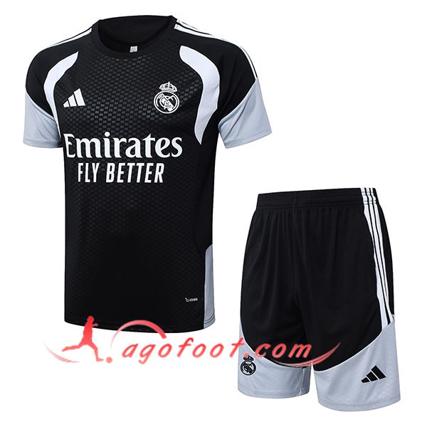 Ensemble Training T-Shirt Real Madrid Noir/Blanc 2026/2027