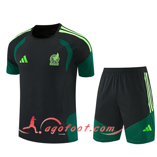 Ensemble Training T-Shirt Mexique Noir/Vert 2026/2027