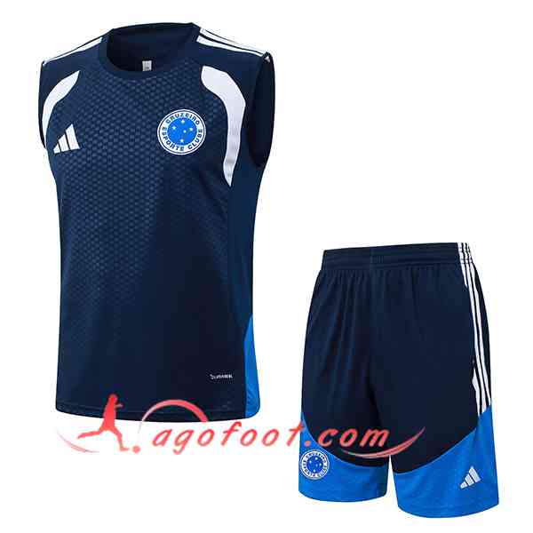 Ensemble Training Debardeurs Cruzeiro Bleu Royal 2026/2027