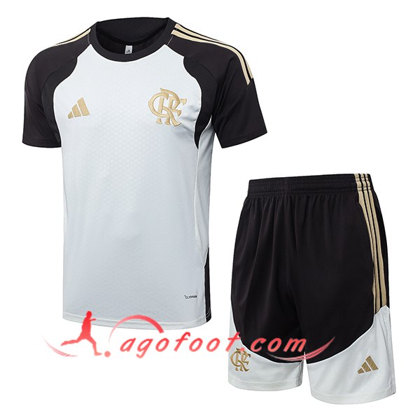 Ensemble Training T-Shirt Flamengo Blanc/Noir/Jaune 2026/2027