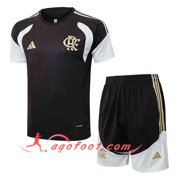Ensemble Training T-Shirt Flamengo Noir/Blanc/Jaune 2026/2027