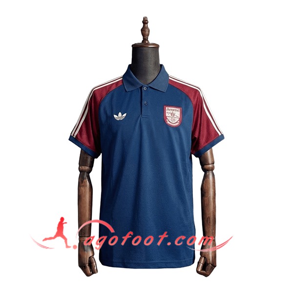 Polo Foot Arsenal Bleu/Rouge/Blanc 2026/2027