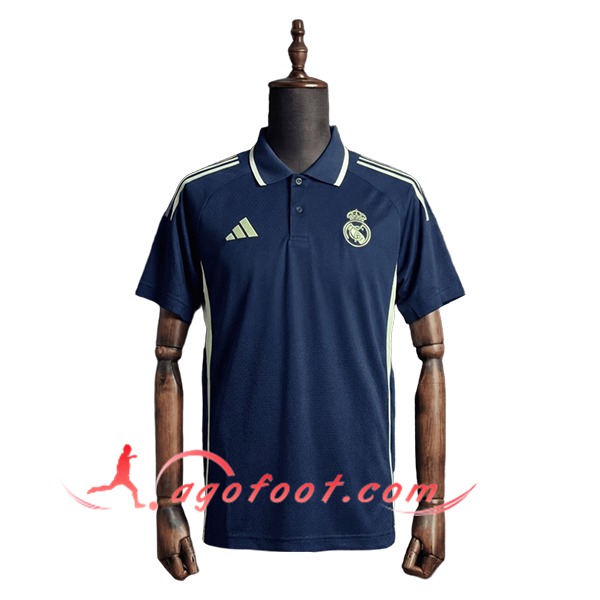 Polo Foot Real Madrid Bleu/Vert 2026/2027