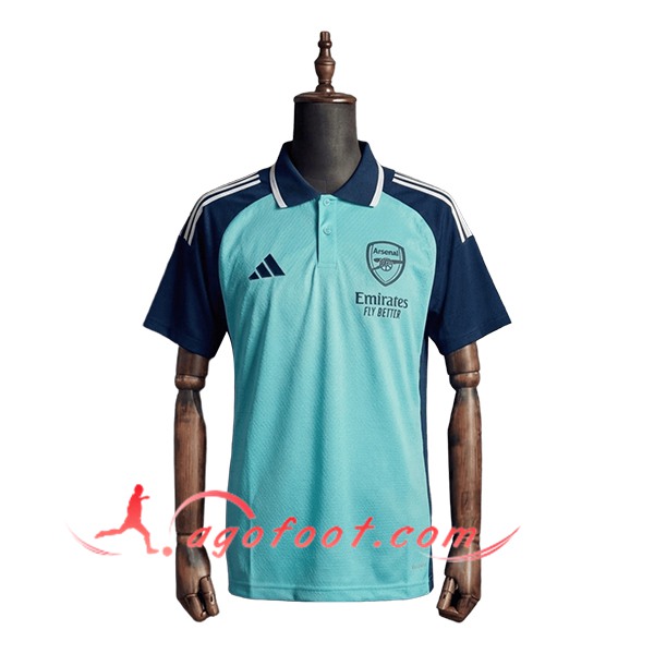 Polo Foot Arsenal Bleu/Blanc 2026/2027