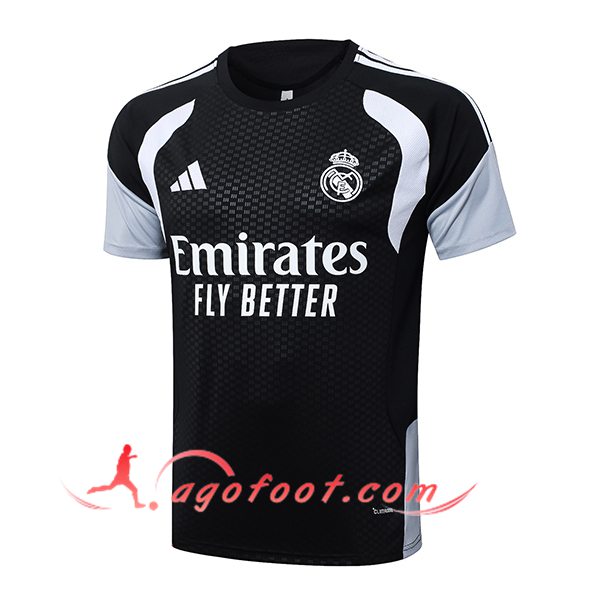 Training T-Shirt Real Madrid Noir/Blanc 2026/2027