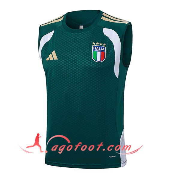 Training Debardeurs Italie Vert 2026/2027