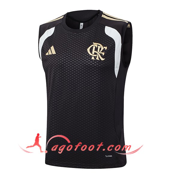 Training Debardeurs Flamengo Noir/Blanc/Jaune 2026/2027