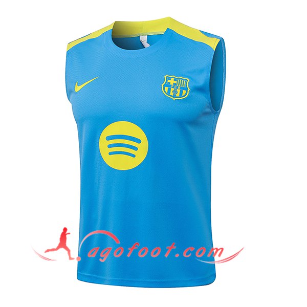 Training Debardeurs FC Barcelone Bleu/Vert 2026/2027