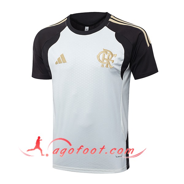 Training T-Shirt Flamengo Blanc/Noir/Jaune 2026/2027