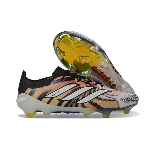 Adidas Chaussures de Foot 26 Predator Elite FG Orange/Noir/Blanc