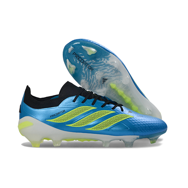 Adidas Chaussures de Foot 26 Predator Elite FG Bleu/Vert