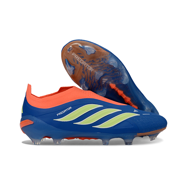 Adidas Chaussures de Foot 26 Predator Elite LL FG Bleu/Orange/Vert