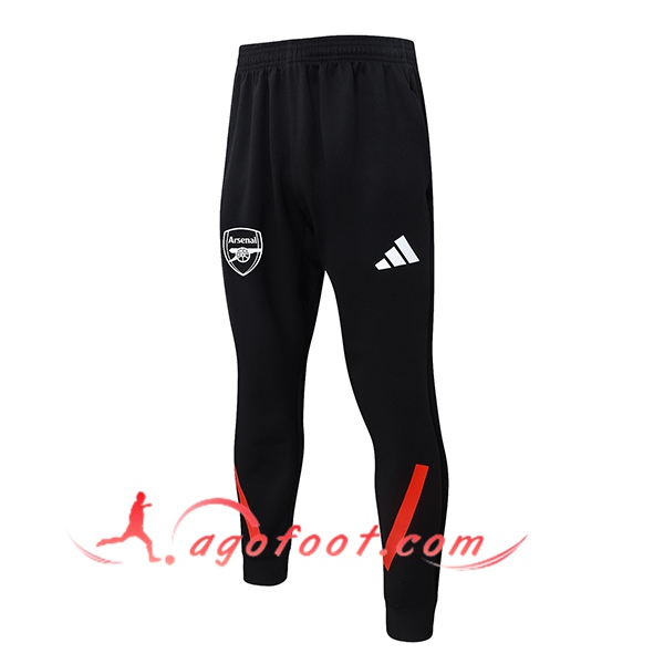 Pantalon Foot Arsenal Noir/Rouge 2025/2026