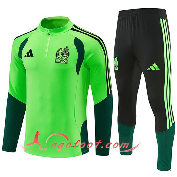 Ensemble Survetement de Foot Mexique Vert 2026/2027
