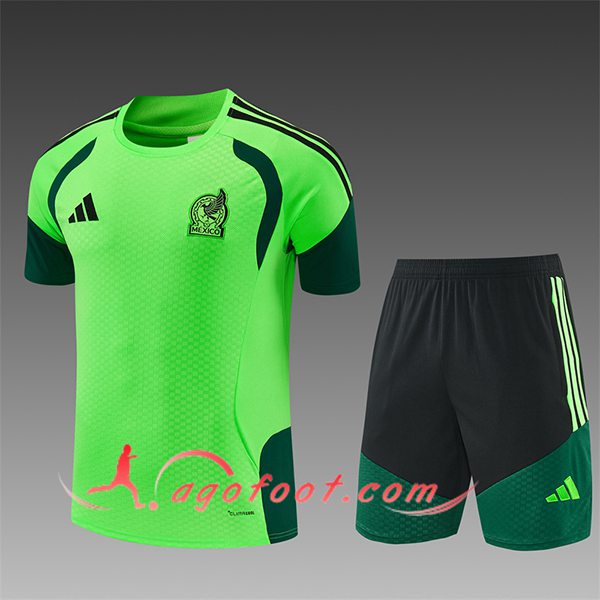 Ensemble Training T-Shirt Mexique Enfant Vert 2026/2027