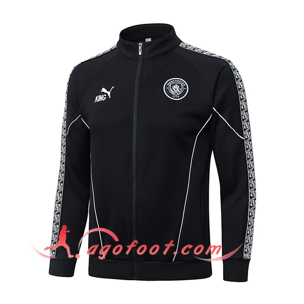 Veste Foot Manchester City Noir/Blanc 2025/2026