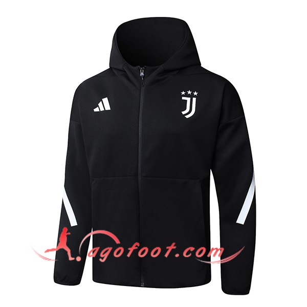 Veste A Capuche Juventus Noir/Blanc 2026/2027
