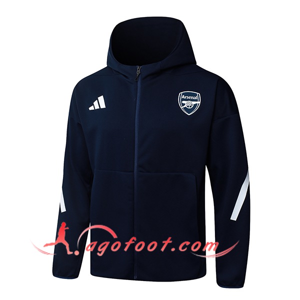 Veste A Capuche Arsenal Bleu Royal 2025/2026