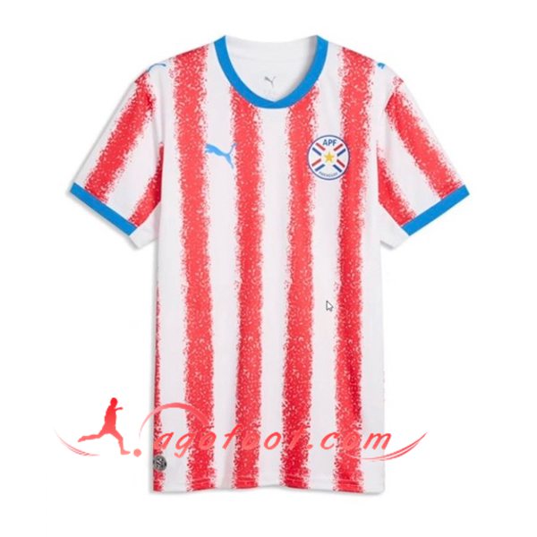 Maillot Equipe Foot Paraguay Domicile Coupe Du Monde 2026