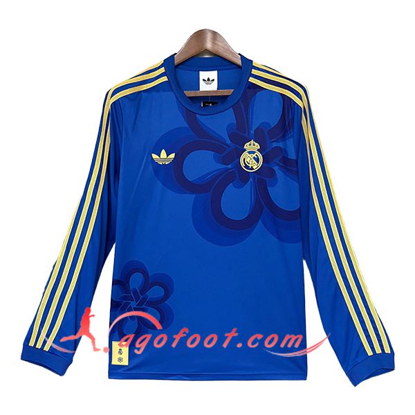 Maillot de Foot Real Madrid Domicile Manches Longues 2026/2027