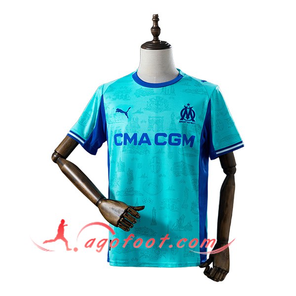 Maillot de Foot Marseille OM Special Edition Bleu Clair 2026/2027