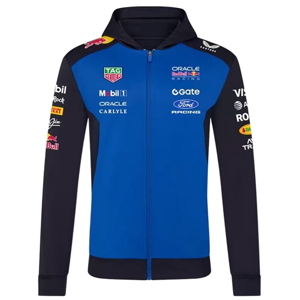 Veste Capuche F1 RedBull Racing Team Bleu/Noir 2025