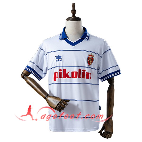 Maillot de Foot Real Zaragoza Retro Domicile 1999/2000
