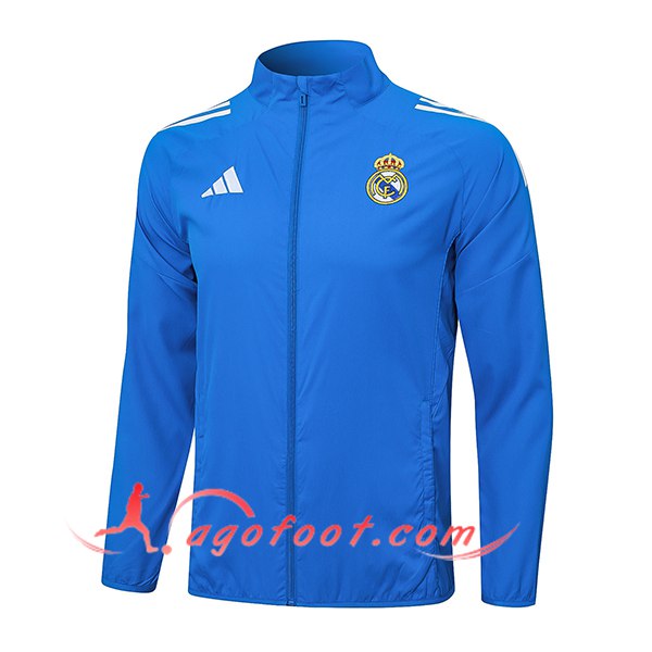 Coupe-Vent Real Madrid Bleu 2026/2027