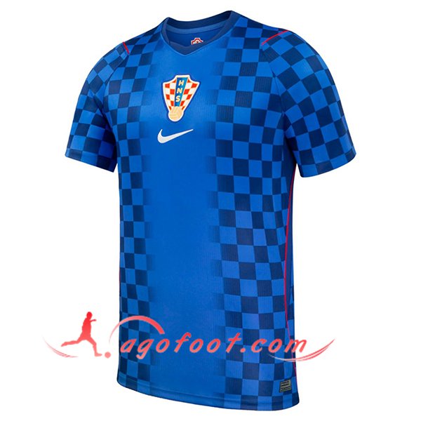 Nouveau Maillot Equipe Foot Croatie Exterieur 2026/2027