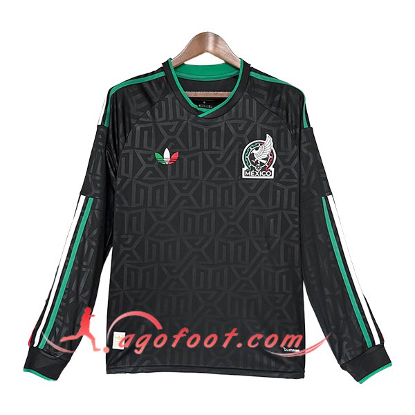 Maillot Equipe Foot Mexique Manches Longues Special Edition Noir 2026/2027