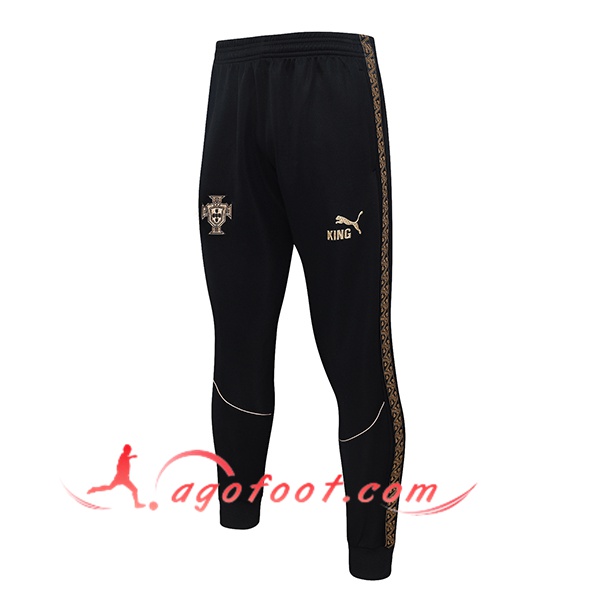 Pantalon Foot Portugal Noir/Jaune 2026/2027