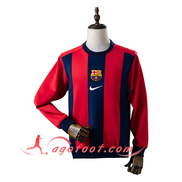 Sweatshirt Training FC Barcelone Rouge/Bleu 2026/2027