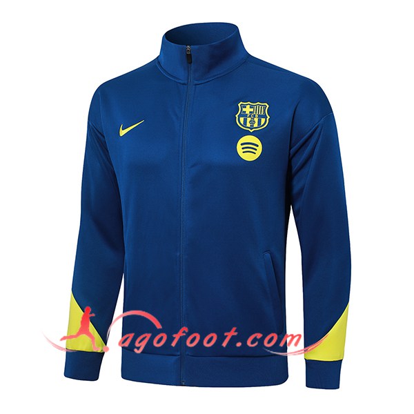 Veste Foot FC Barcelone Bleu/Jaune 2026/2027
