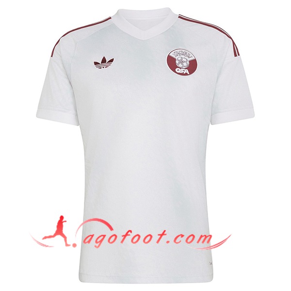 Nouveau Maillot Equipe Foot Qatar Exterieur Coupe Du Monde 2026