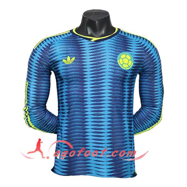 Maillot Equipe Foot Colombie Exterieur Manches Longues Coupe Du Monde 2026