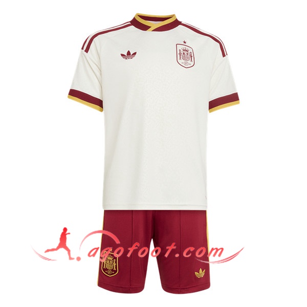 Maillot Equipe Foot Espagne Enfant Exterieur Coupe Du Monde 2026