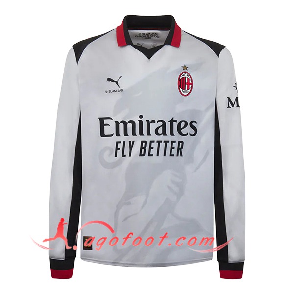 Maillot de Foot Milan AC Fourth Gardien De But Manches Longues 2025/2026