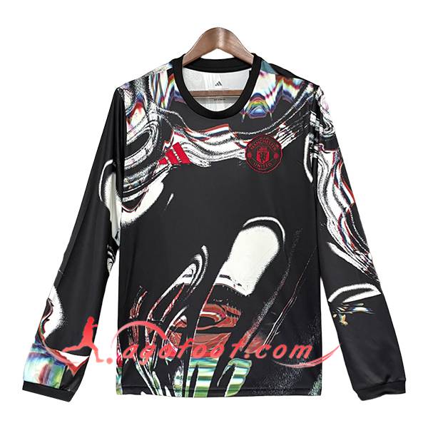 Maillot de Foot Manchester United Manches Longues Special Edition Noir 2026/2027
