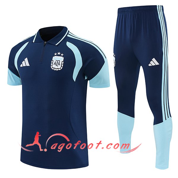 Ensemble Polo Foot Argentine Bleu Royal 2026/2027