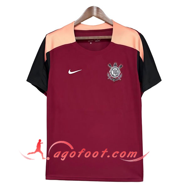 Training T-Shirt Corinthians Rouge/Rose/Noir 2026/2027