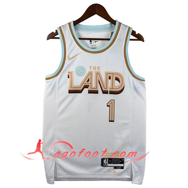 Maillot Cleveland Cavaliers (HARDEN #1) 2026/27 Blanc -02
