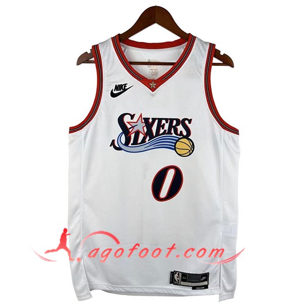 Maillot Philadelphia 76ers (MAXEY #0) 2026/27 Blanc