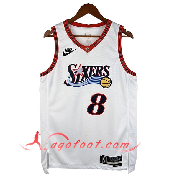 Maillot Philadelphia 76ers (GEORGE #8) 2026/27 Blanc