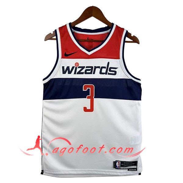 Maillot Washington Wizards (YONG #3) 2026/27 Blanc/Rouge/Bleu