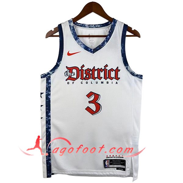 Maillot Washington Wizards (YONG #3) 2026/27 Blanc/Bleu