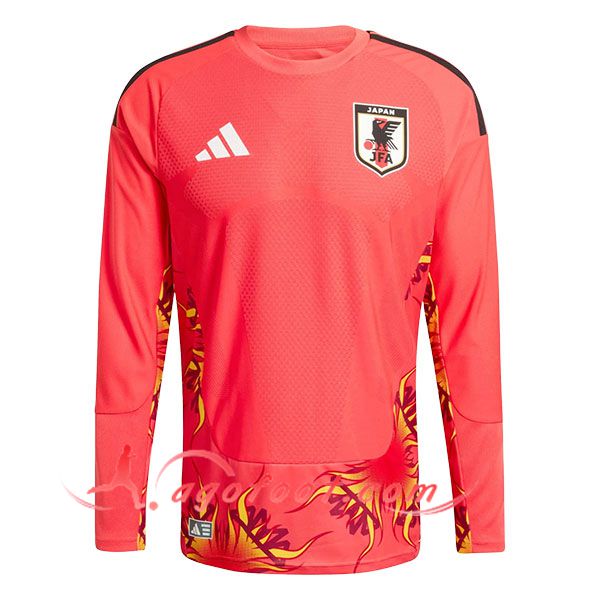Maillot Equipe Foot Japon Gardien De But Manches Longues Rouge 2026/2027