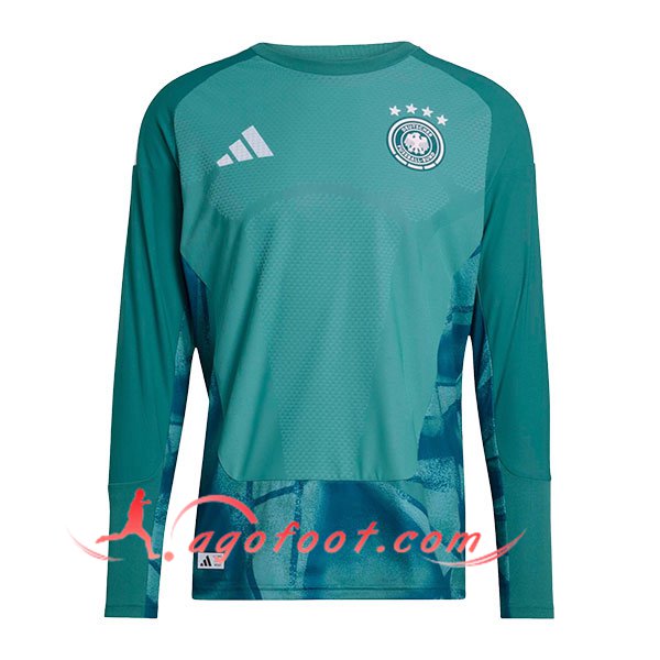 Maillot Equipe Foot Allemagne Manches Longues Gardien De But Vert 2026/2027