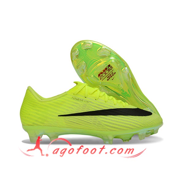 Nike Chaussures de Foot AIR Zoom Mercurial Vapor 17 Elite XXVI FG Vert/Noir