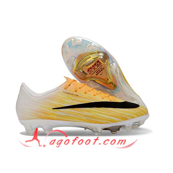 Nike Chaussures de Foot AIR Zoom Mercurial Vapor 17 Elite XXVI FG Orange/Noir