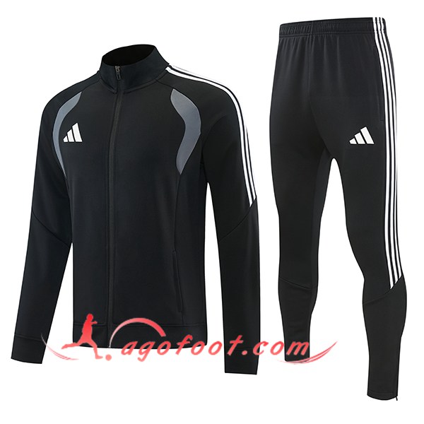 Ensemble Survetement de Foot Veste Adidas Noir 2026/2027